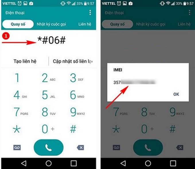 Một số mã test khác trên LG