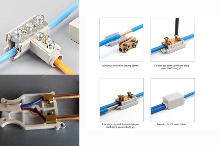 nối dây với ốc vít