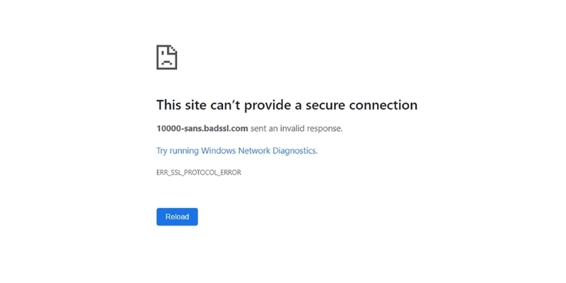 Lỗi ERR_SSL_PROTOCOL_ERROR là gì?