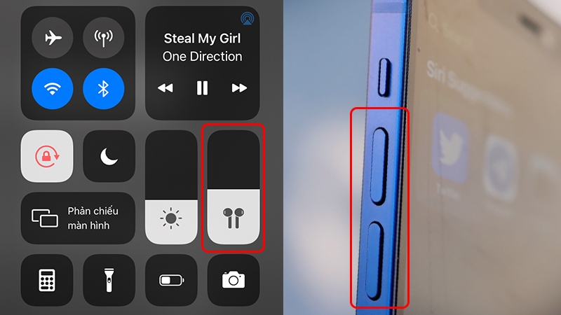 Cách tăng giảm âm lượng AirPods Pro