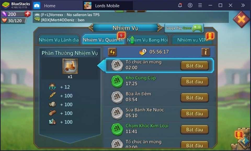 Lựa chọn những nhiệm vụ đặc trưng