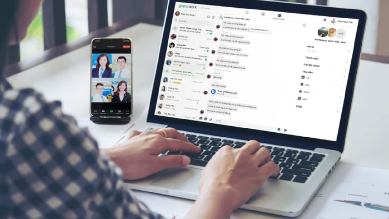 Các tính năng chính của GapoWork