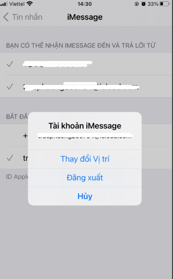 iMessage bị đăng xuất - hình 5