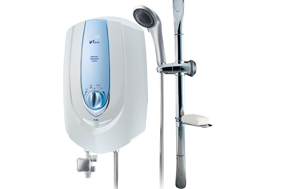 Máy nước nóng Alpha sở hữu thiết kế nhỏ gọn, hiện đại.