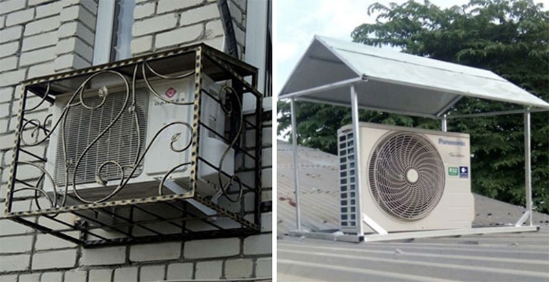 Cục nóng máy lạnh để ngoài trời có sao không hình 4