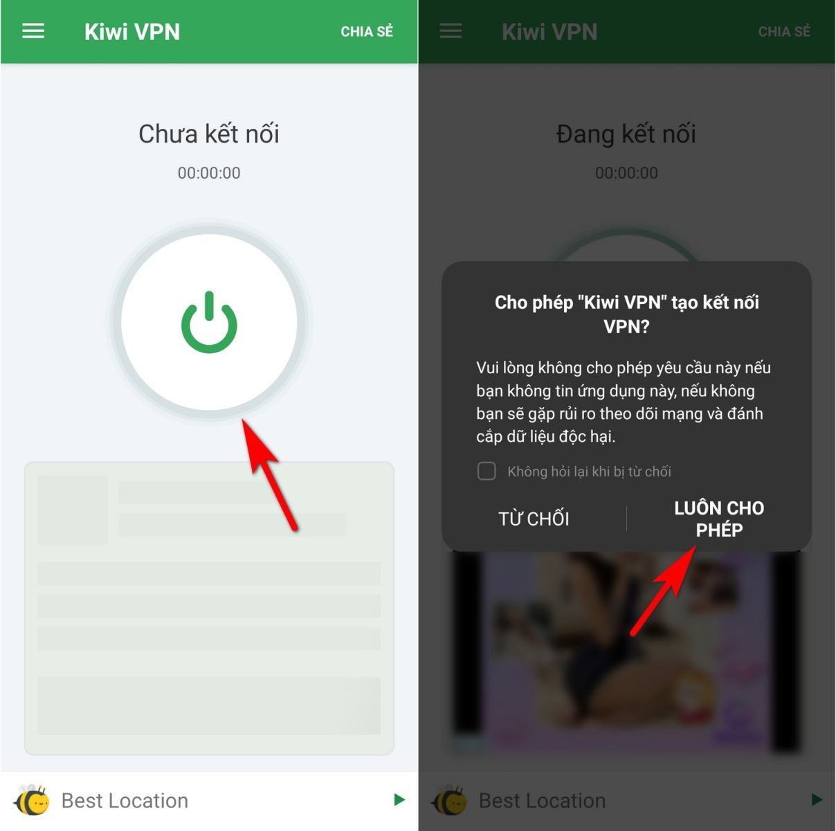 cách chuyển vùng android 6
