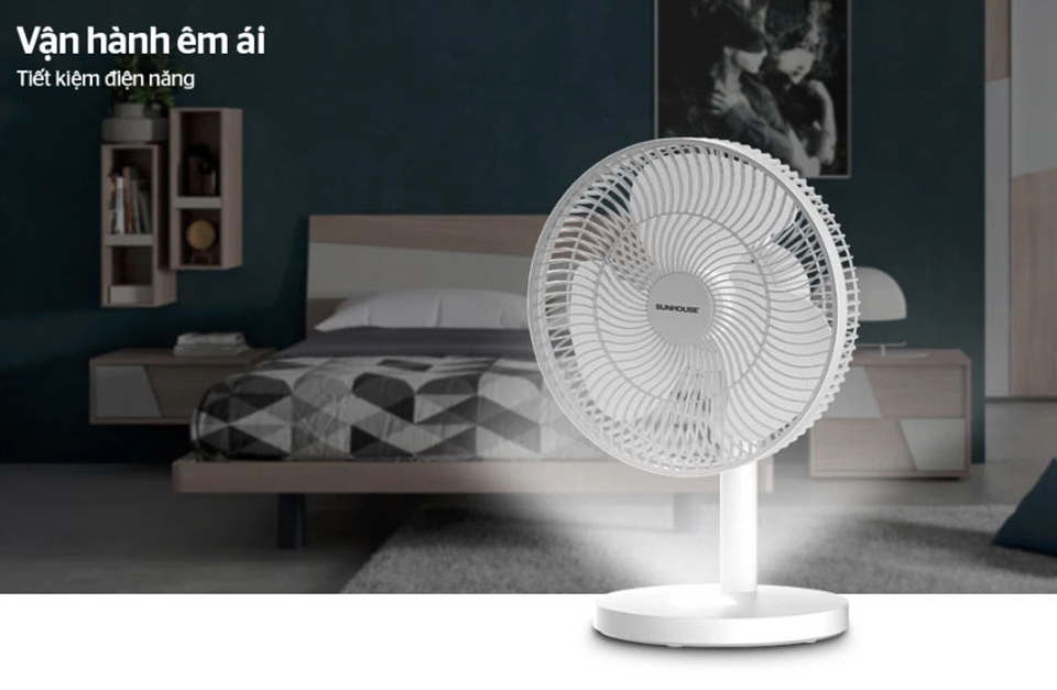 Quạt sạc điện Sunhouse SHD7115