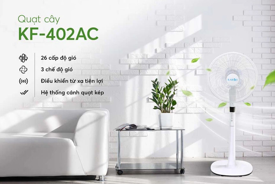 Quạt đứng Karofi KF-402AC