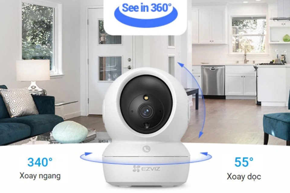 Camera giám sát IP 2K EZVIZ CS-H6C Pro 4MP