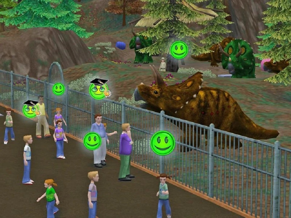 Khách tham quan đông nghịt khi sở thú Zoo Tycoon nổi tiếng