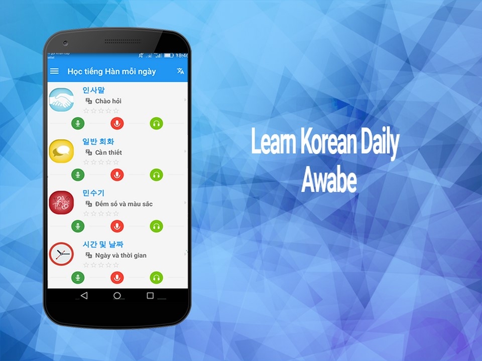 Các thông tin cơ bản về ứng dụng Learn Korean