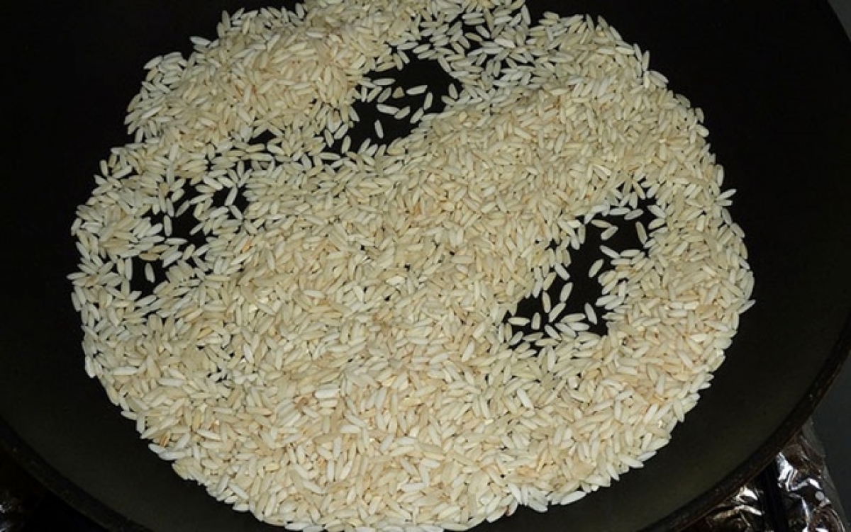 rang gạo nấu cháo - Ảnh 4