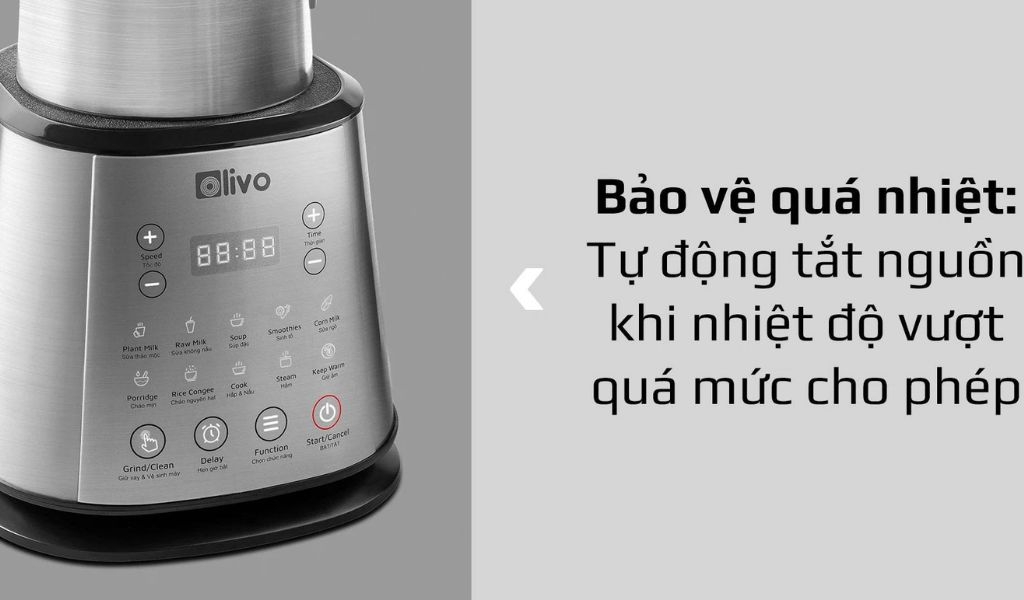 Máy làm sữa hạt Olivo X20 của nước nào? Tìm hiểu ưu nhược điểm trước khi quyết định mua 4