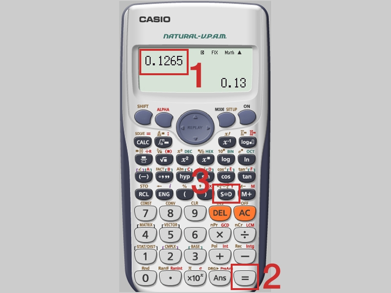 cách làm tròn số trên máy tính 1
