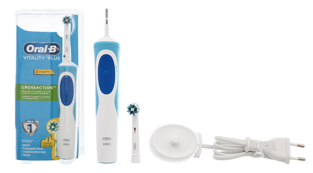 Bàn chải đánh răng điện Oral-B Vitality CrossAction Blue D12.513
