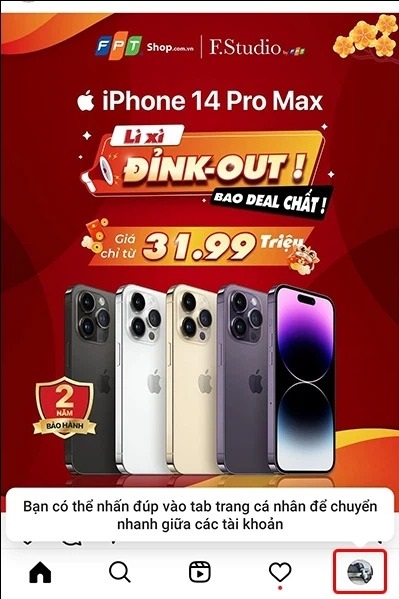 xem kho lưu trữ tin trên Instagram bằng máy tính 3