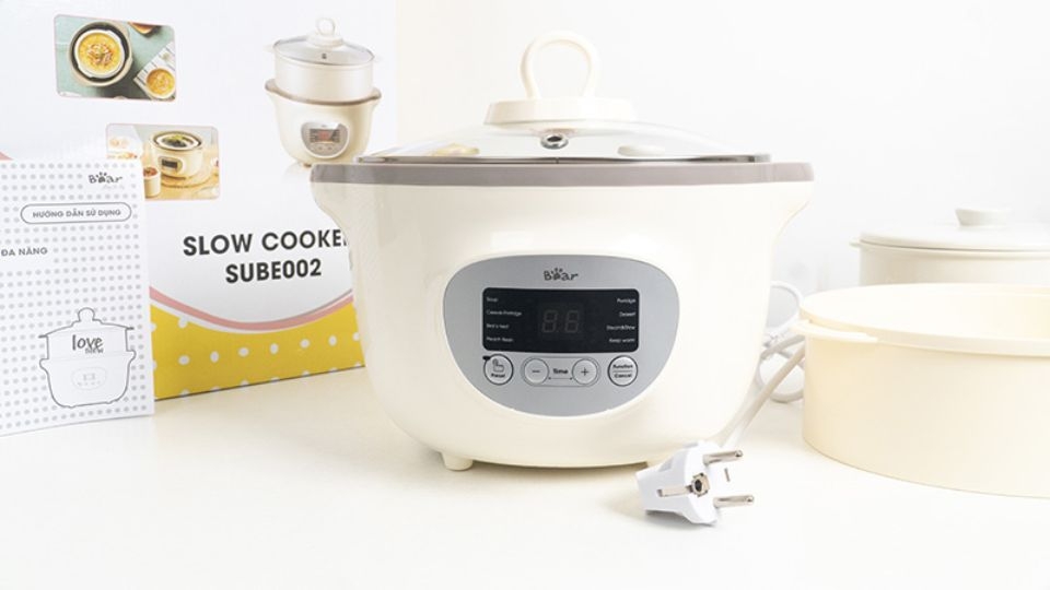 Nồi nấu cháo chậm Bear báo lỗi E0 4
