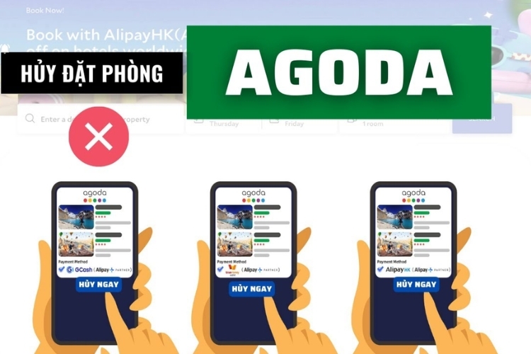 Cách hủy đặt phòng trên Agoda không bị mất tiền