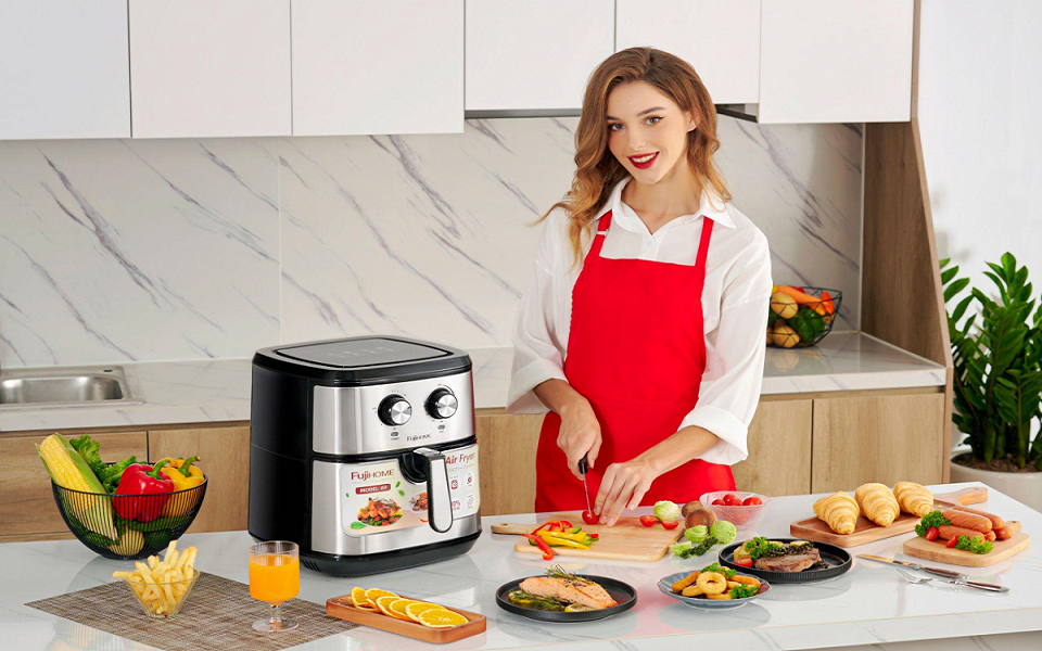 Nồi chiên không dầu giúp quá trình nấu nướng an toàn hơn