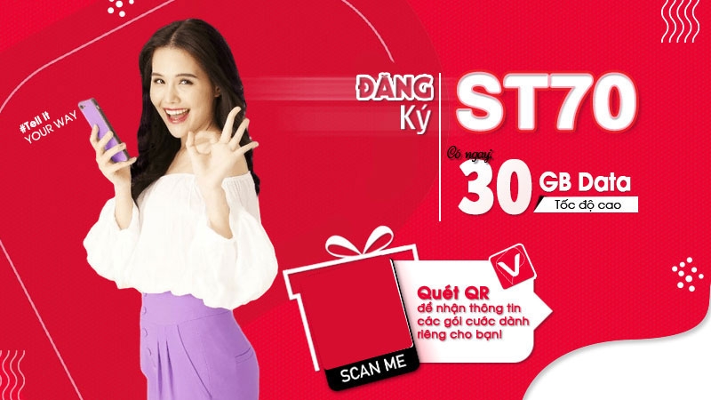 Gói cước Viettel 70K/tháng hình 2
