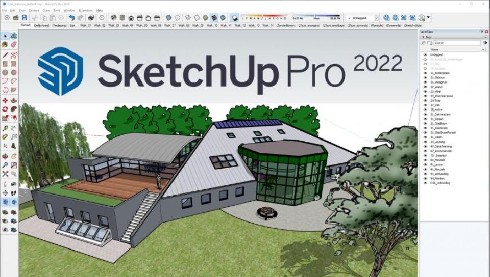 SketchUp 2022 là gì? Khám phá các tính năng nổi bật của phần mềm