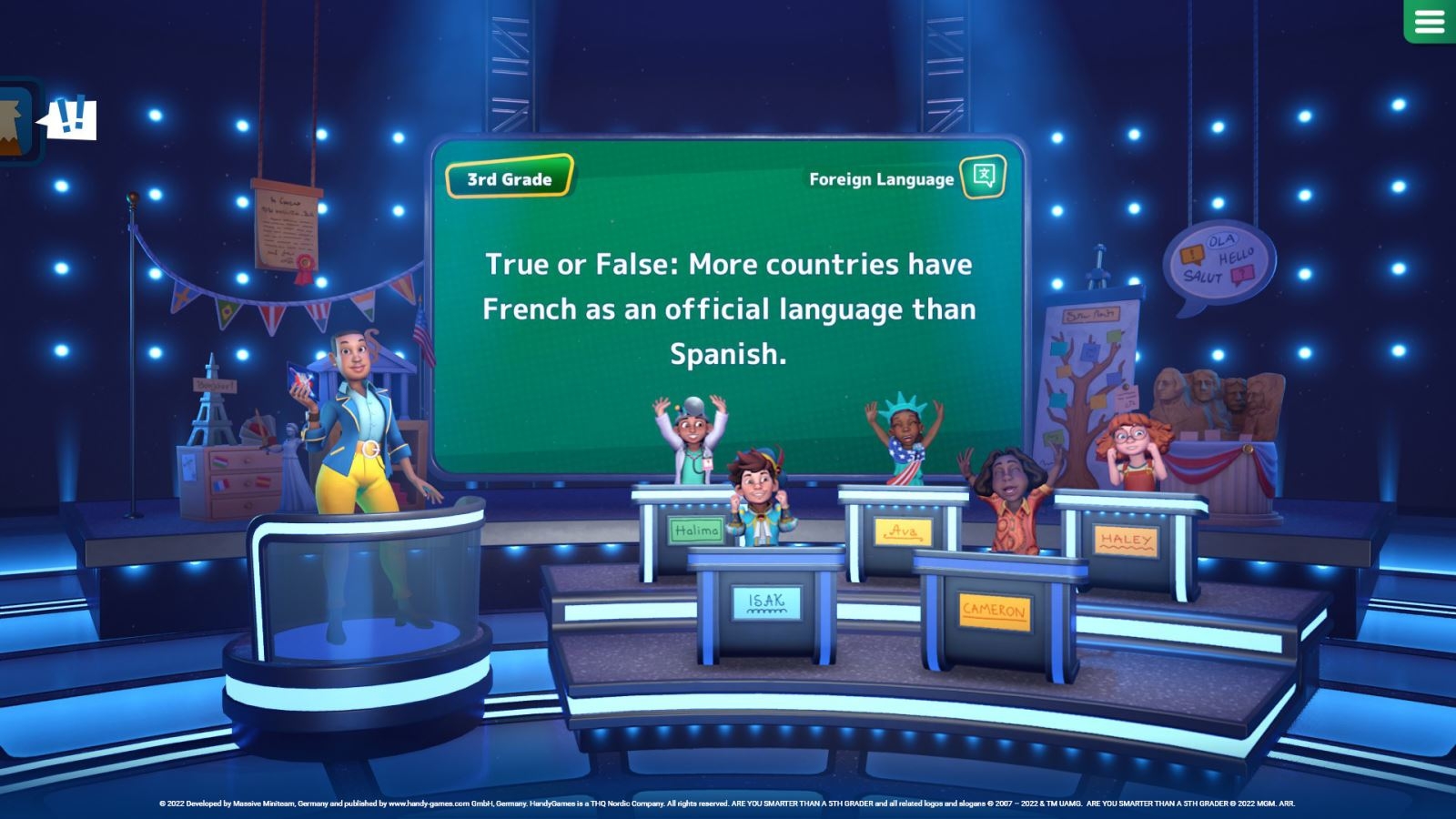 are you smarter than a 5th grader game 1