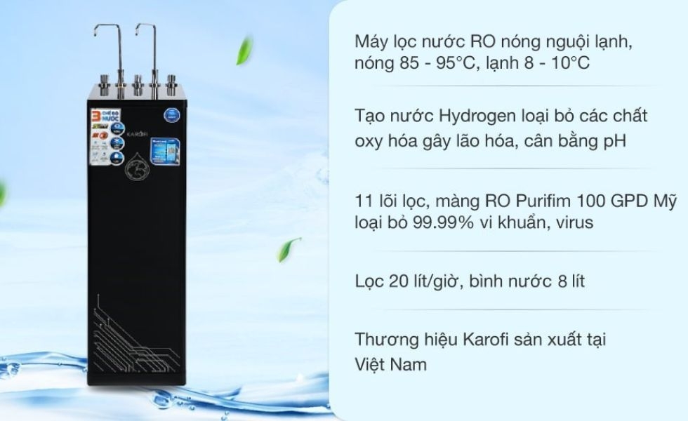 Máy lọc nước RO Karofi 11 lõi KAD-D66