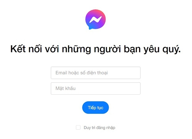 đăng nhập Messenger - hình 5