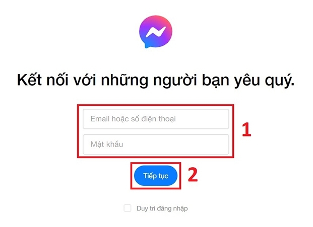 đăng nhập Messenger - hình 6