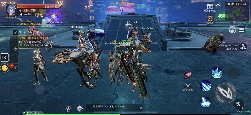 Thế giới của công nghệ đỉnh cao trong game Cyber Fantasy