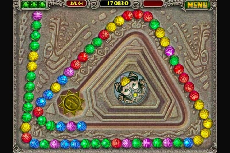 Những cấp độ chơi đầy thử thách chỉ có trong game Zuma