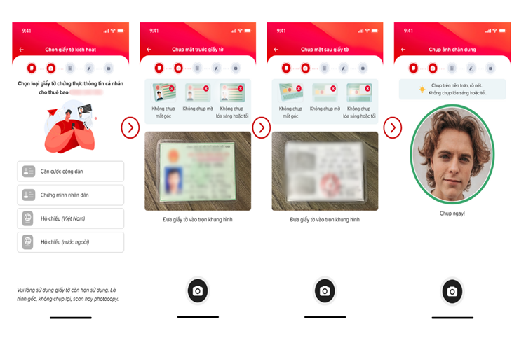 Tiến hành đăng ký chuẩn hóa thông tin cá nhân