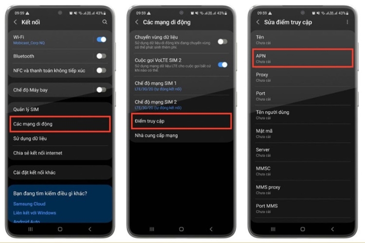 Điền thông tin theo hướng dẫn