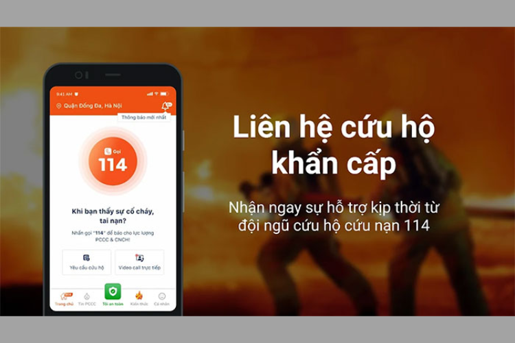 Yêu cầu chữa cháy, cứu nạn, cứu hộ qua Báo cháy 114