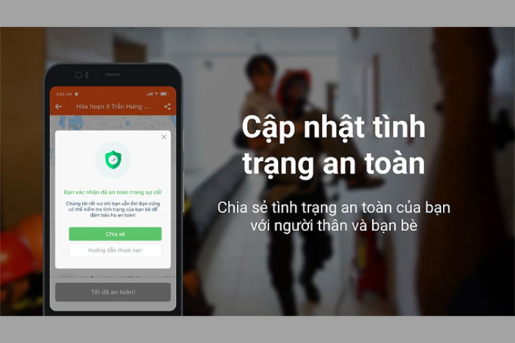 Tính năng chính ứng dụng "Báo cháy 114"