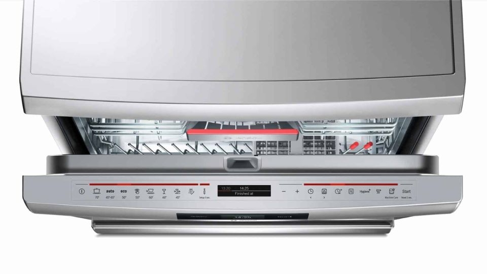 Reset máy rửa bát Bosch bằng cách đóng công tắc thoát nước