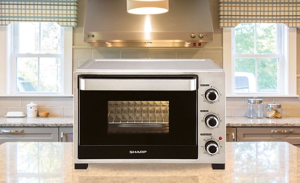 Lò nướng Sharp 38 lít EO-A384RCSV-ST