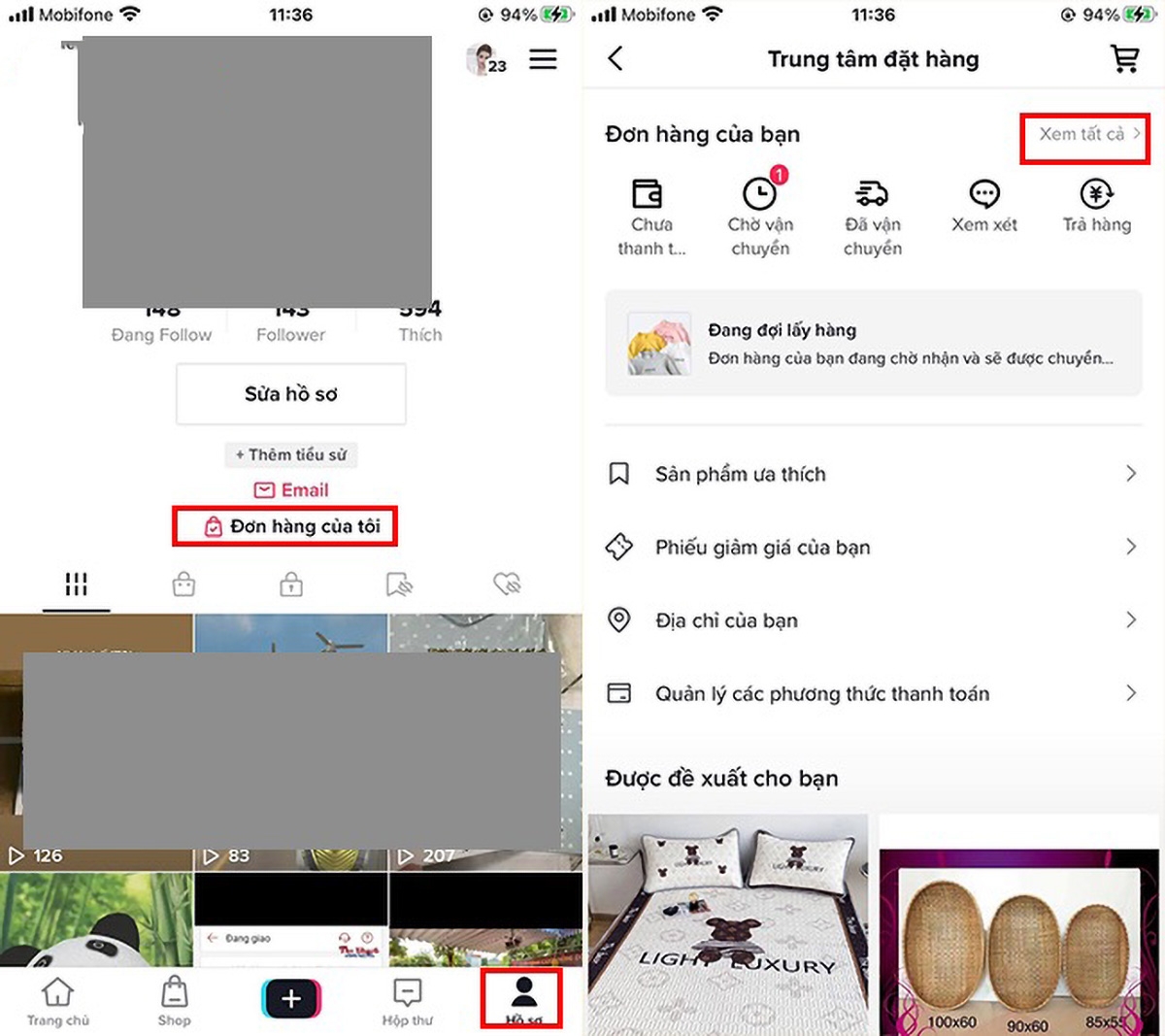 cách hủy đơn hàng trên TikTok khi không có nút hủy - hình 3