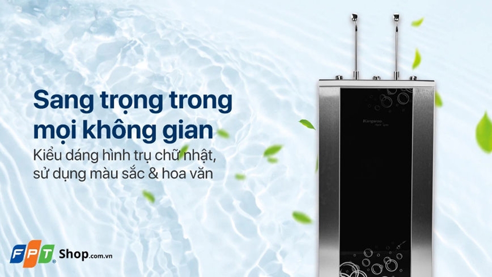 Máy lọc nước nóng lạnh RO Hydrogen Kangaroo 10 lõi KG10A5 VTU