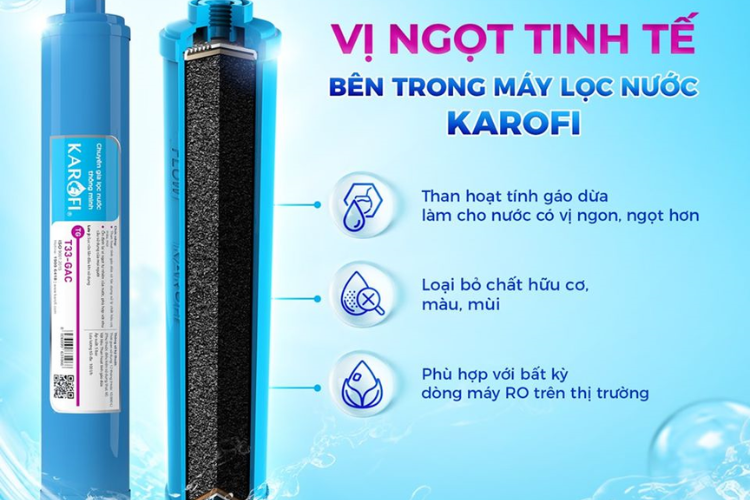 Tìm hiểu chi tiết về lõi GAC - T33 trên máy lọc nước Karofi hàng đầu hiện nay - hình 2