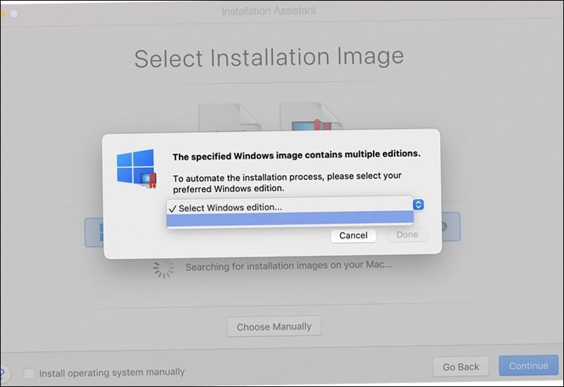 cài win cho MacBook M1 8