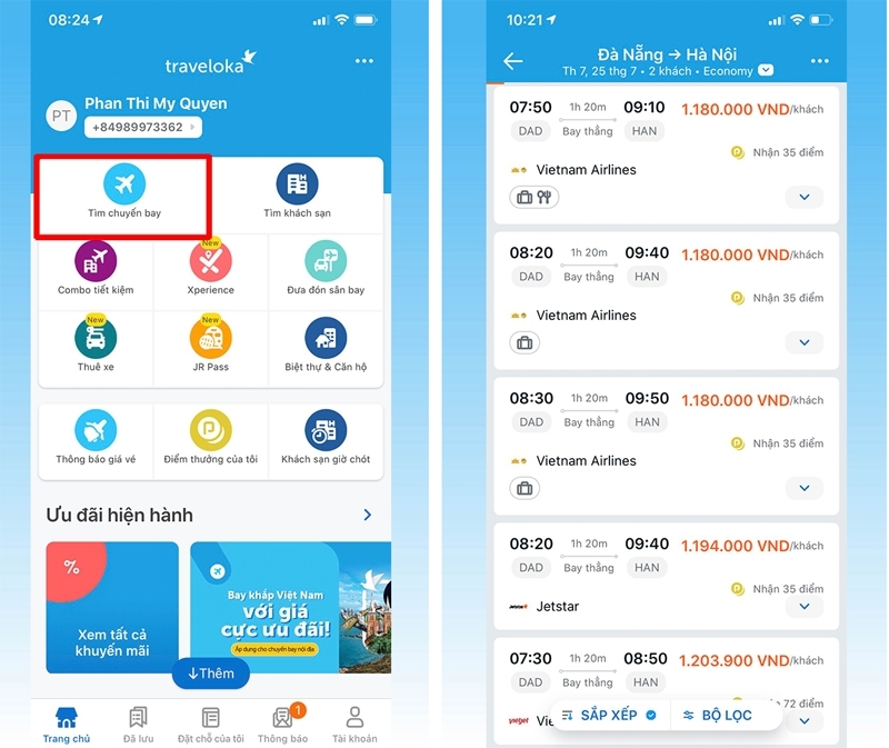 Lưu ý quan trọng khi check-in online