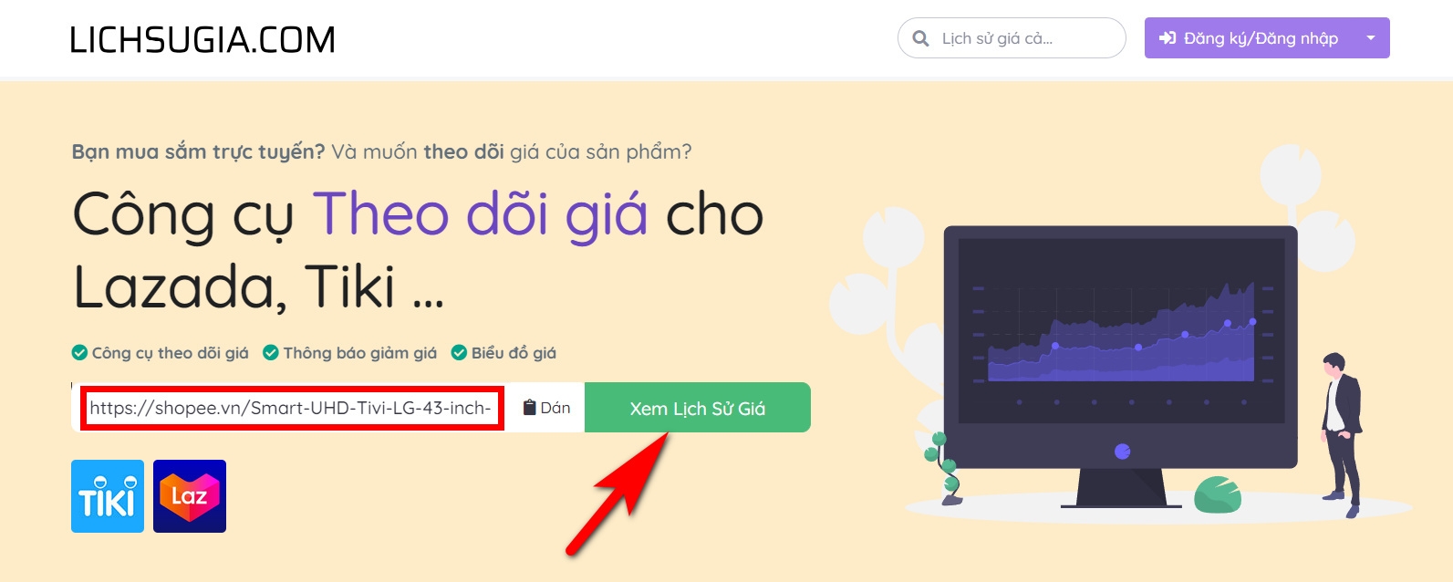 lịch sử giá shopee 16