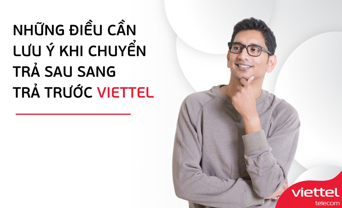 chuyển trả sau sang trả trước Viettel 2