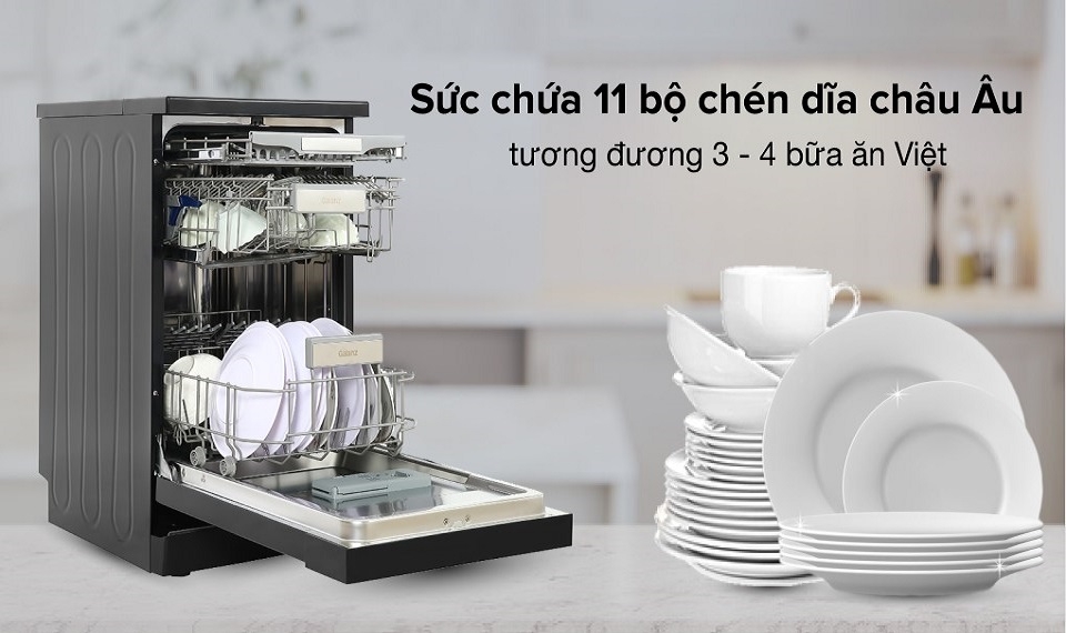 Máy rửa bát độc lập 11 bộ Galanz W45A3A401S-0E1(SS)