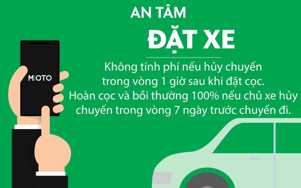 An tâm nếu chủ xe hủy chuyến