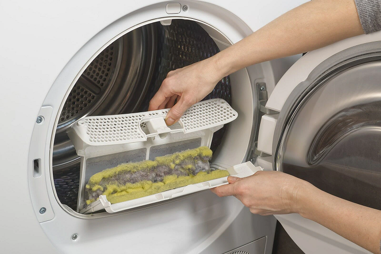máy sấy quần áo lọc bụi vải 1