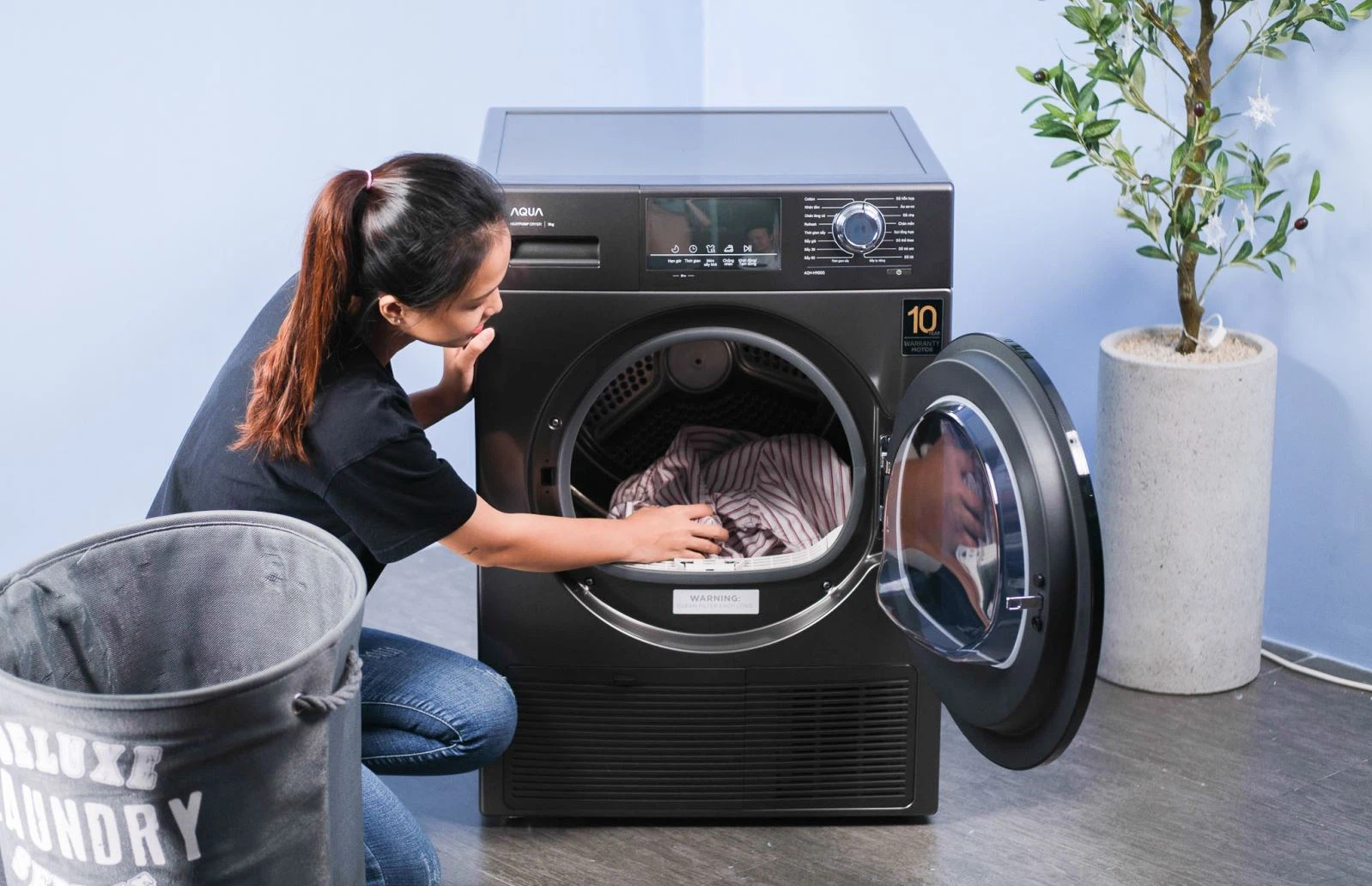 máy sấy quần áo lọc bụi vải 5