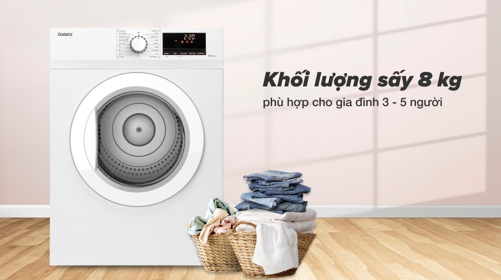 máy sấy quần áo lọc bụi vải 9