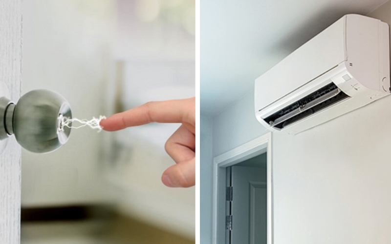 Máy lạnh bị nhiễm điện từ hình 2